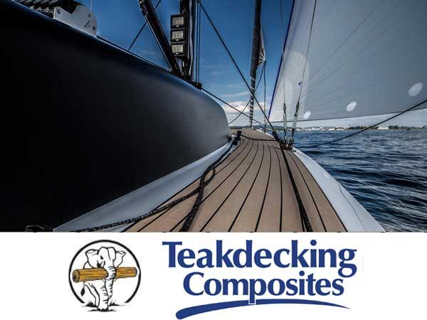 Composite Decking Photo with Teakdecking Composites Logo
